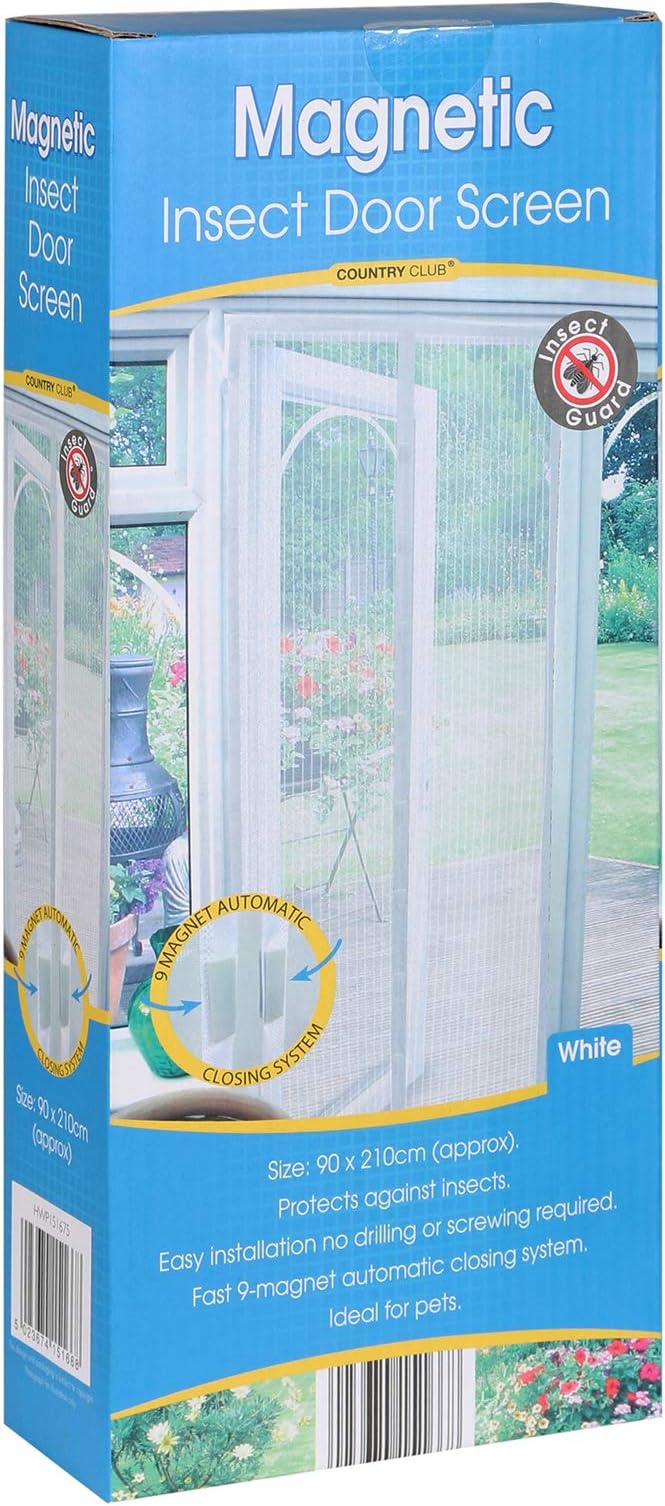 Magnetic Fly Screen Door, 85 X 205 Cm Patio Curtain Insect Mesh - View #4