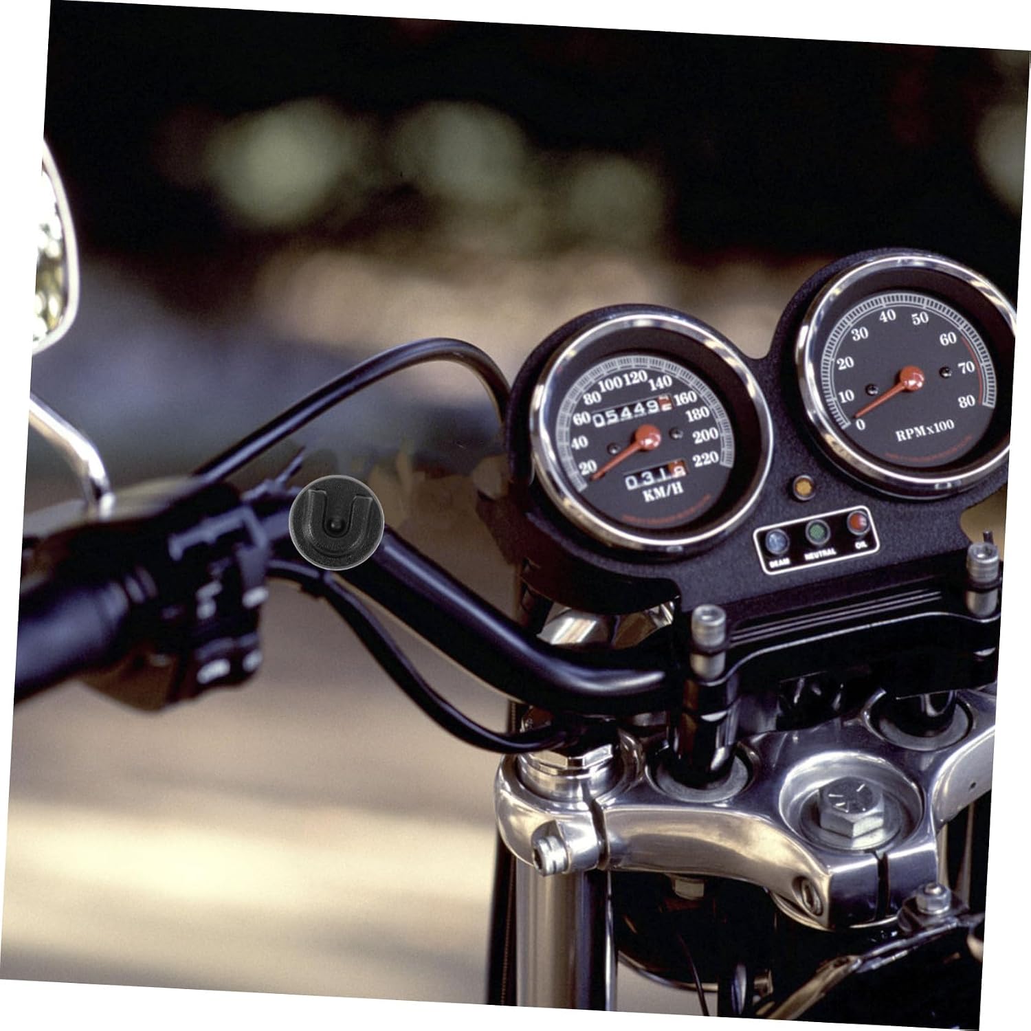 UPKOCH Motorbike Radio Mic Holder Clip with PVC Mount Accessory Black image 5