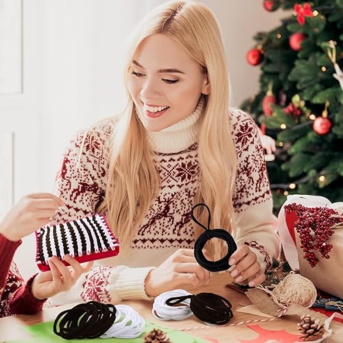 Vista 7 de WILLBOND Loom - Lazos para manualidades para tejer, para manualidades, recuerdos, compatible con telar de 7 pulgadas