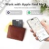 Tarjeta Rastreadora Ultra Delgada para Cartera (Solo iOS), Rastreador Bluetooth Inteligente para Apple Find My iPhone Cartera GPS, Soporta Carga Inalámbrica, Batería de 10 Años para Equipaje, Carteras, Mochilas, Llaves 3