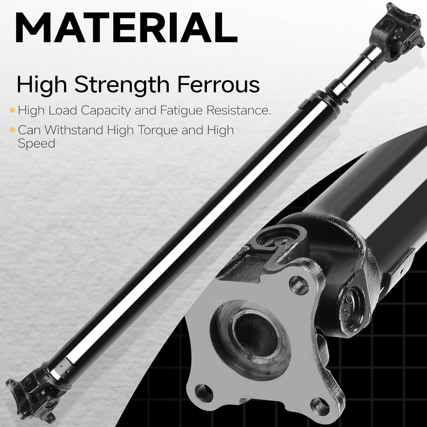 Rear Drive Shaft 47.5" [Automatic Trans] Fit for Jeep Grand Cherokee 2005-2010| Commander 2006-2010 - V6 3.7L, 4WD/AWD, OE 52853006AB, 52853006AD