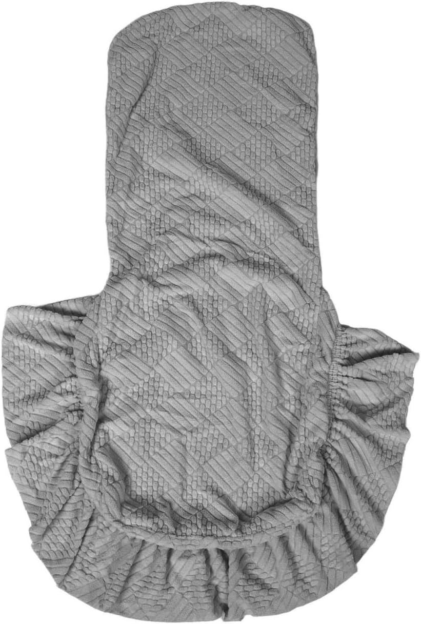 KALLORY Stretch Dining Chair Covers with Backrest, Removable Slipcovers