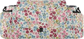 FRODOTGV Purse Trendy Floral Pink Flower stroller organizer diaper caddy organizer strollers accesorios para beb¨¦