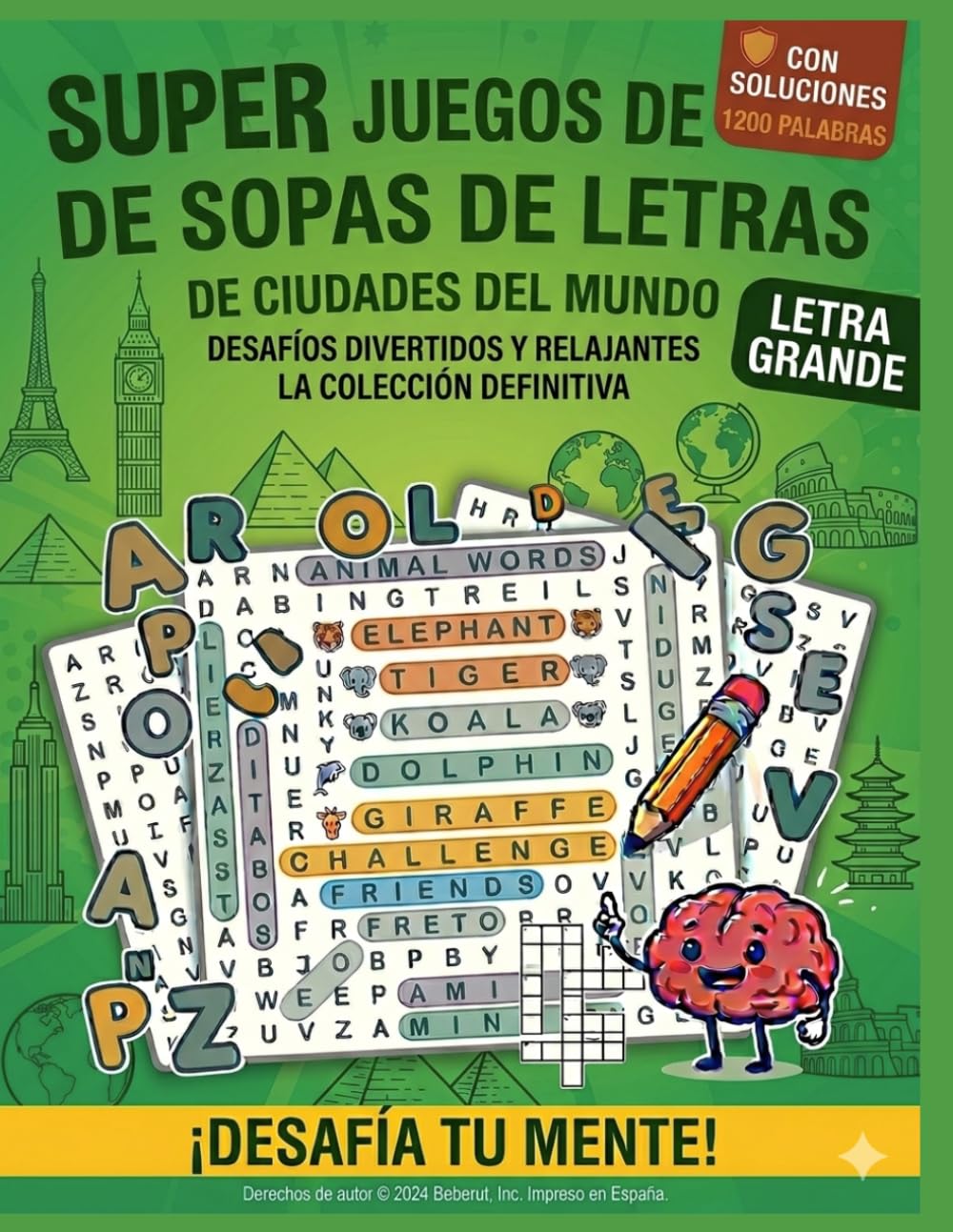 Super Juegos de Sopas de letras de Ciudades del Mundo