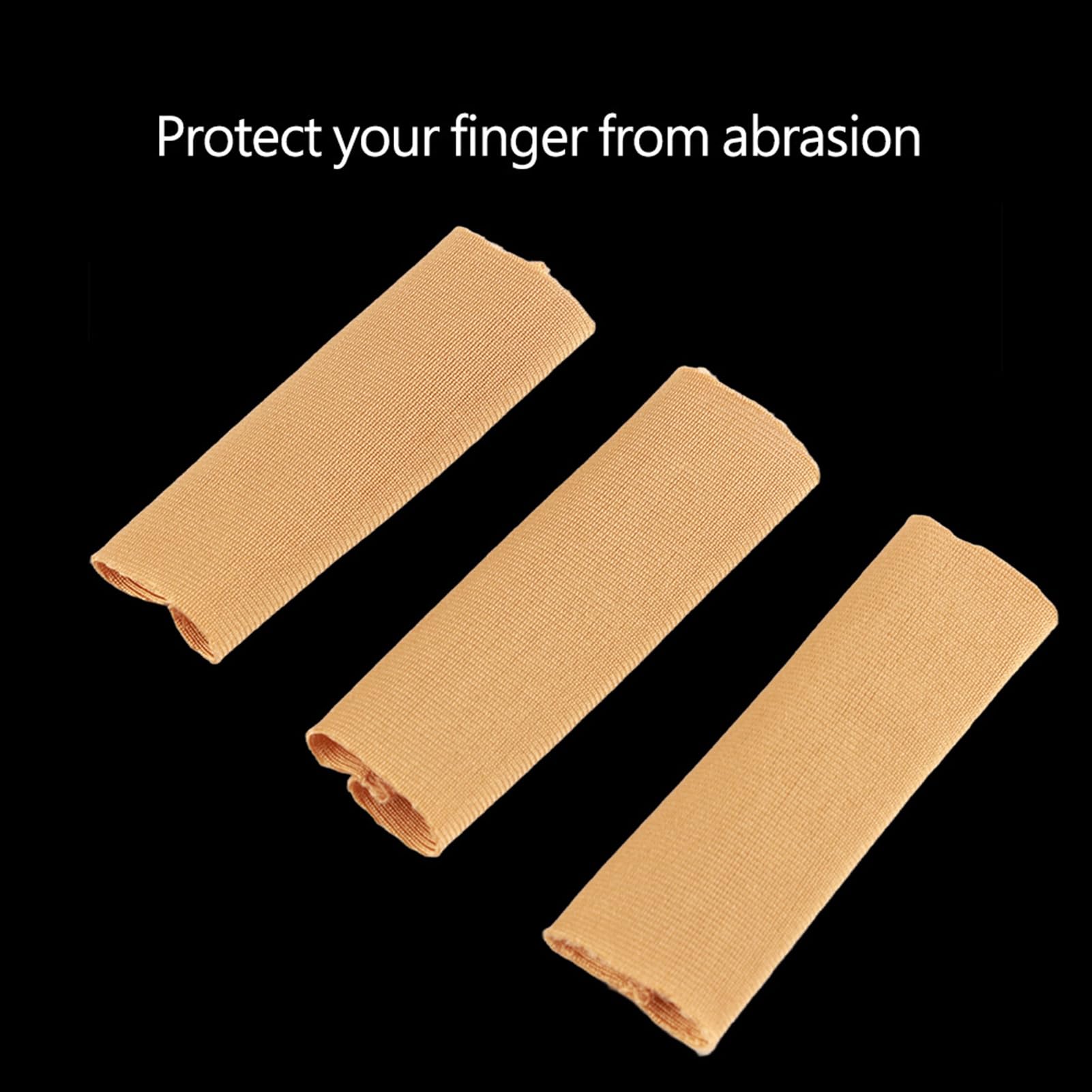 Agatige 3 Protège-doigts En Lycra Pour Pêche à La Mouche – Anti-usure, Respirant, Taille 6,5 X 2,5 Cm
