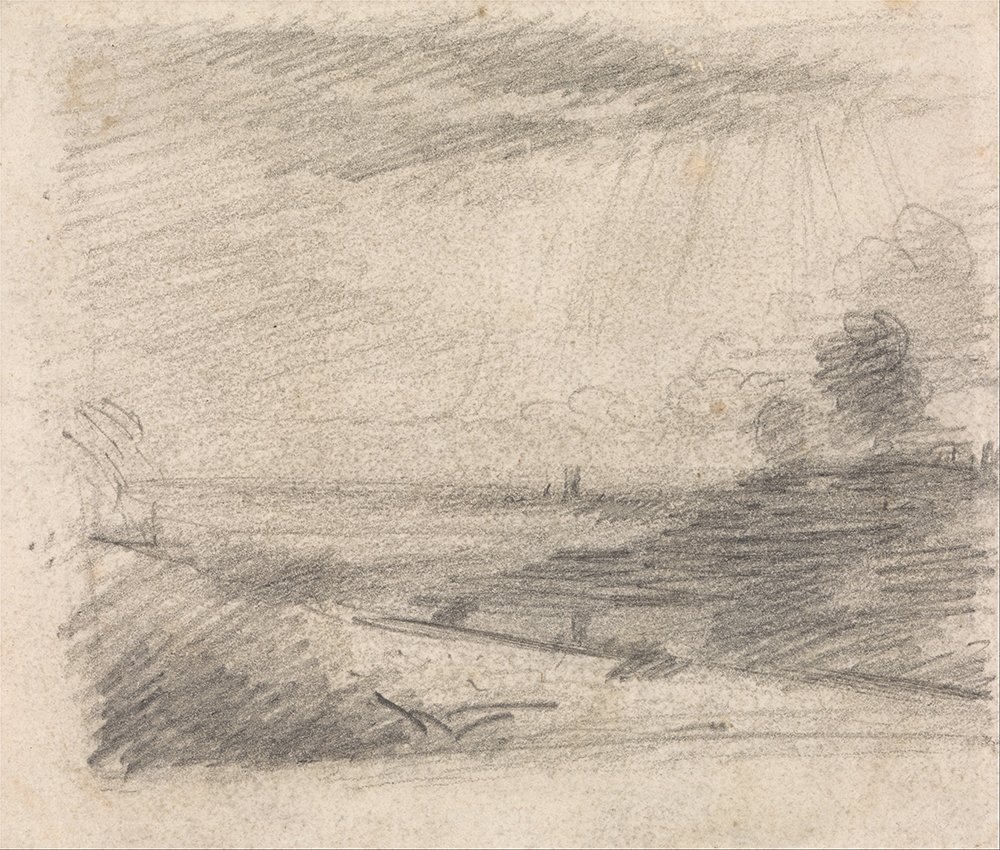 Cuadro de John Constable Dedham Vale ideal para decorar salones y despachos