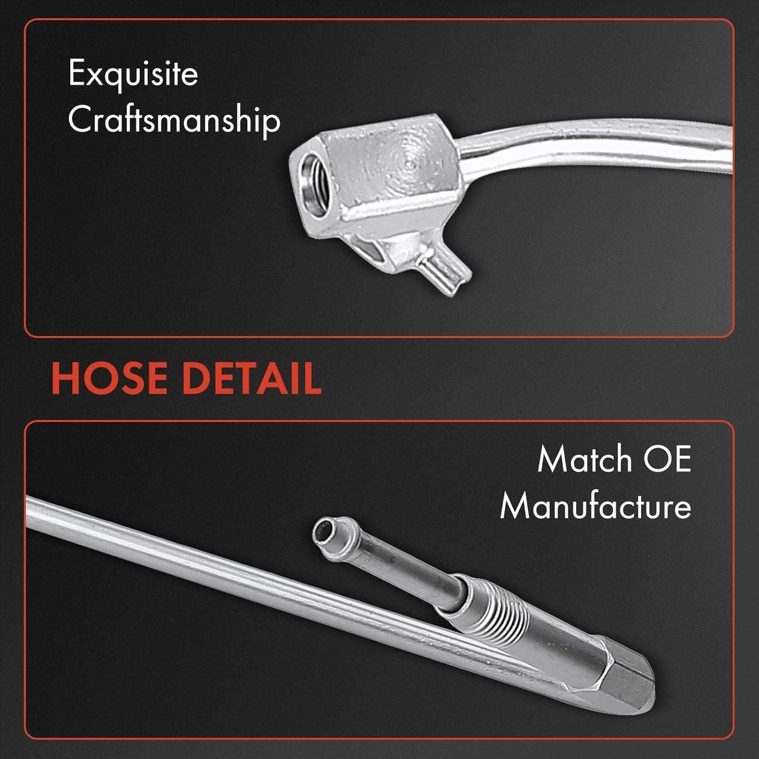 A-Premium Power Steering Pressure Hose Line Assembly Compatible with Infiniti FX35 2009-2012 3.5L, FX37 2013 3.7L, QX70 2014-2017 3.7L, Pump To Rack