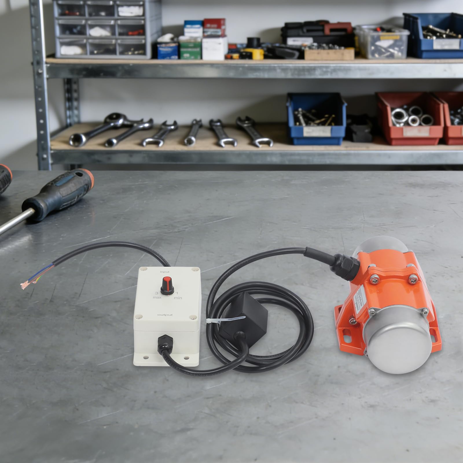 Motore a vibrazione 100 W, regolabile, AC 220 V, 50 Hz, motore elettrico, motore versatile per estrazione mineraria, metallurgia, carbone, energia e costruzione