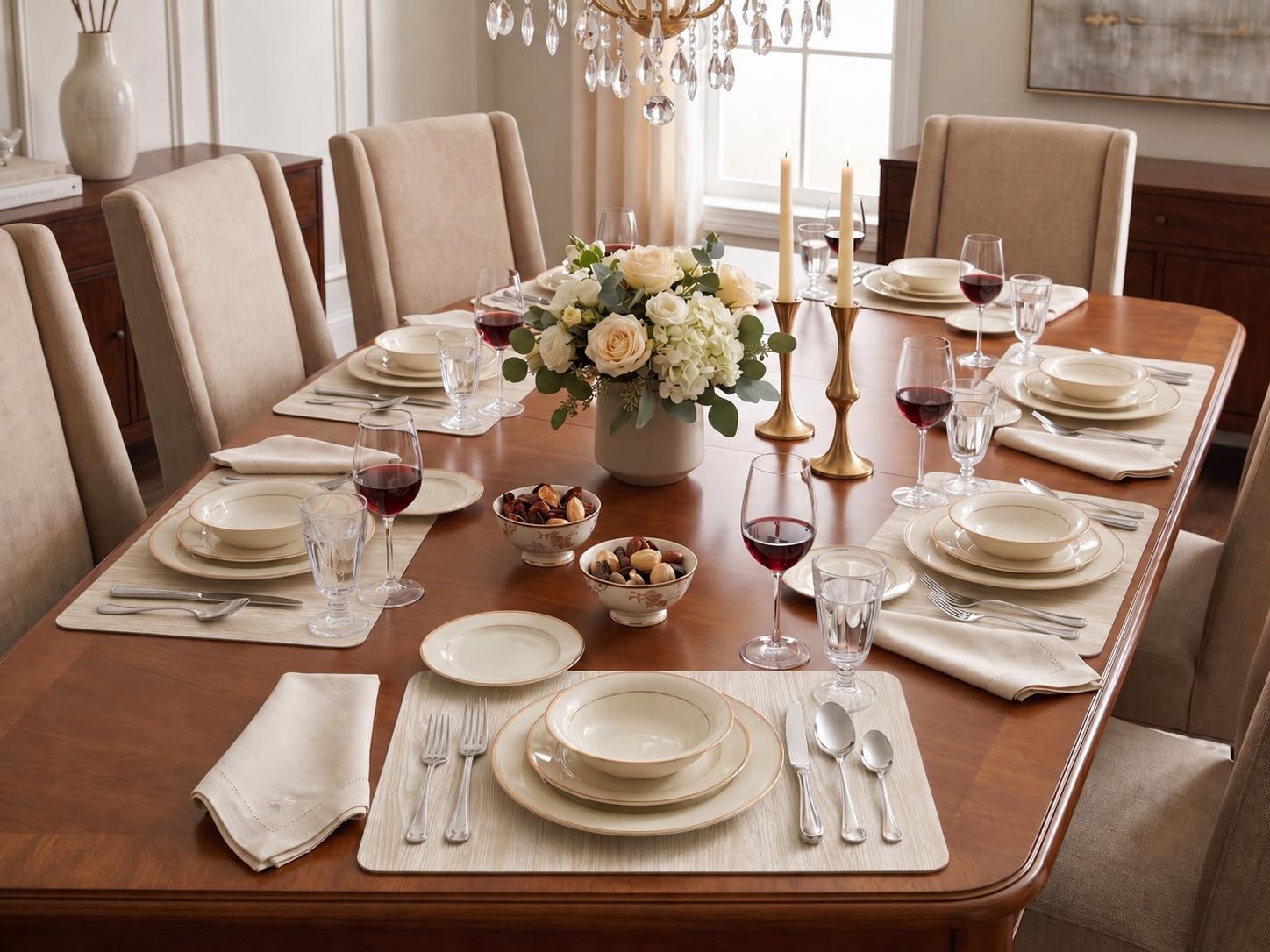 RichAxis G Beige Placemats - Protect & Style Your Table -3
