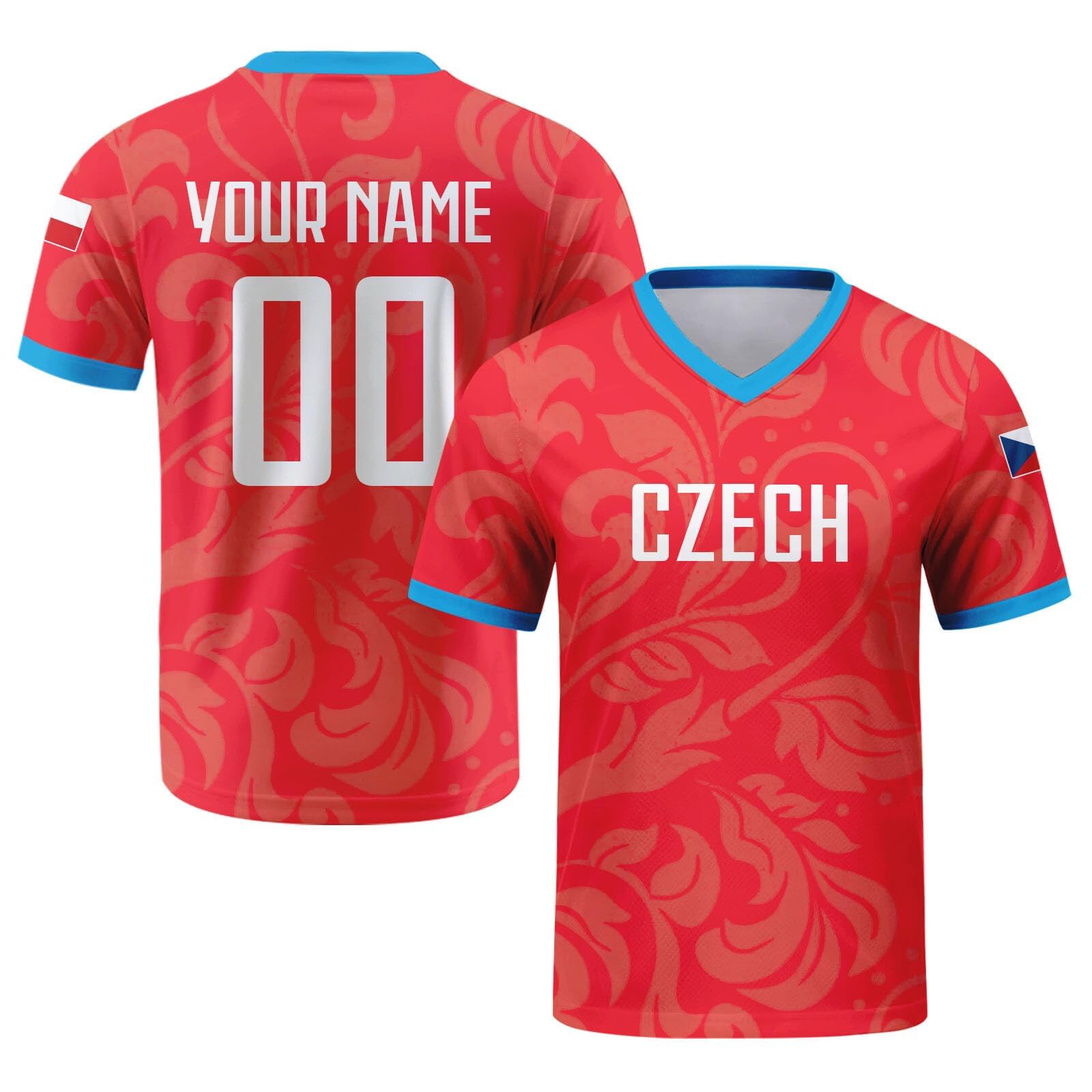 Custom 2026 National Soccer Jersey for Men Personalised Football Team Uniforms Jerseys Shirts Women Unisex A23 Czech Jerseys — image 1