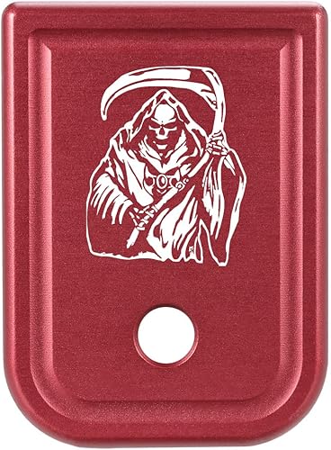 Vista 39 de NDZ Performance Placa base de cargador para Glock 17 19 19X 22 23 24 26 27 31 32 33 34 35 37 38 39 45 Gen 1-4 0.354 in .40 S&W de aluminio anodizado