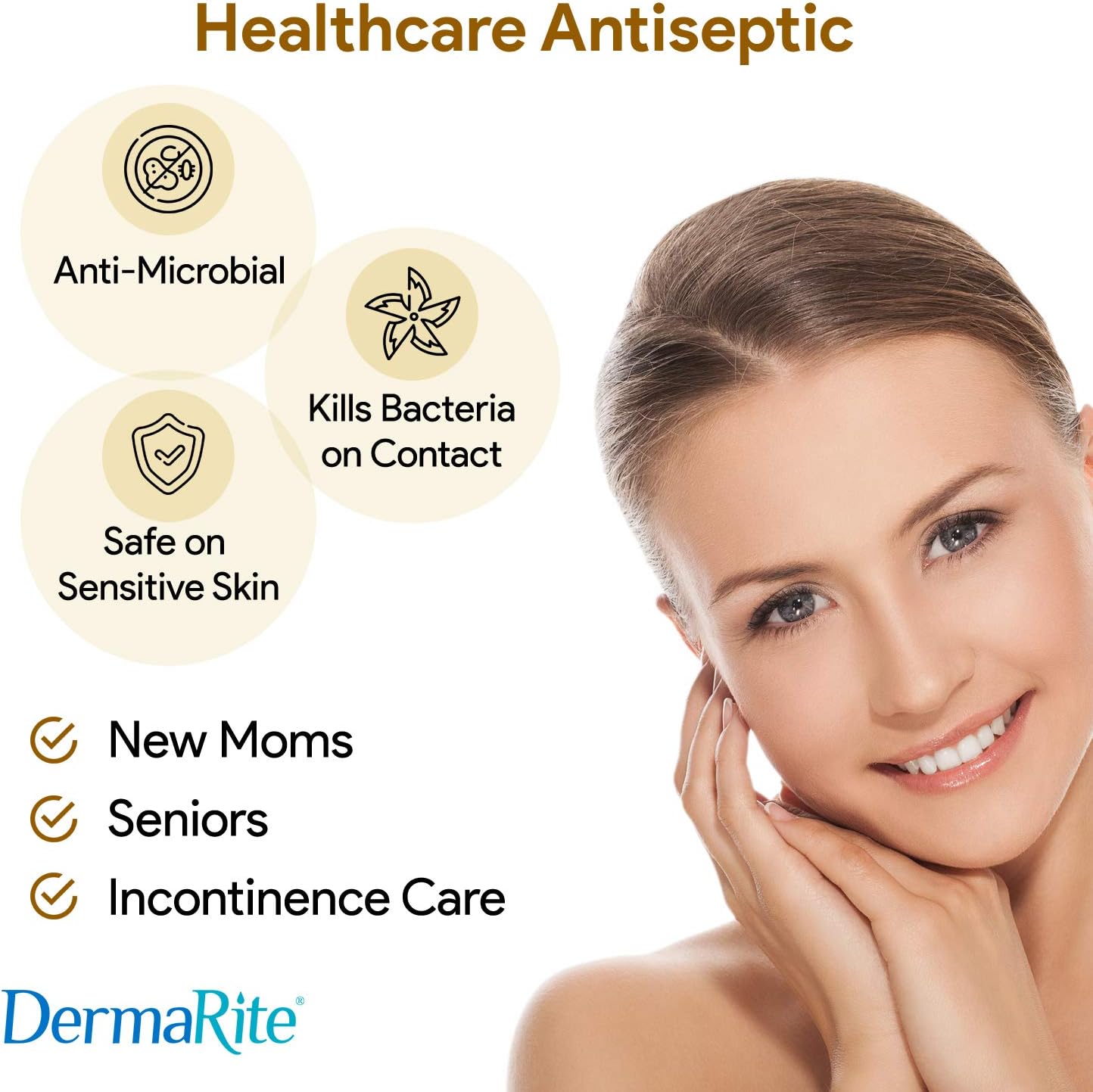 PeriGiene Antimicrobial No-Rinse Perineal Cleanser 7.5 Ounce Spray Bottle: Health & Personal Care