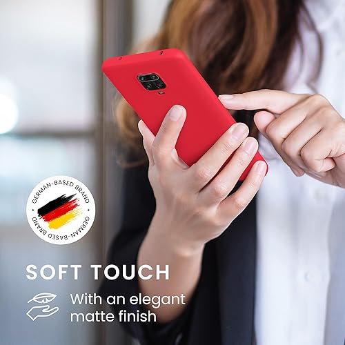 Vista 228 de kwmobile Funda compatible con Xiaomi Redmi Note 11 / Note 11S - Funda protectora de silicona TPU suave y delgada - Azul Báltico Azul (Baltic Blue)