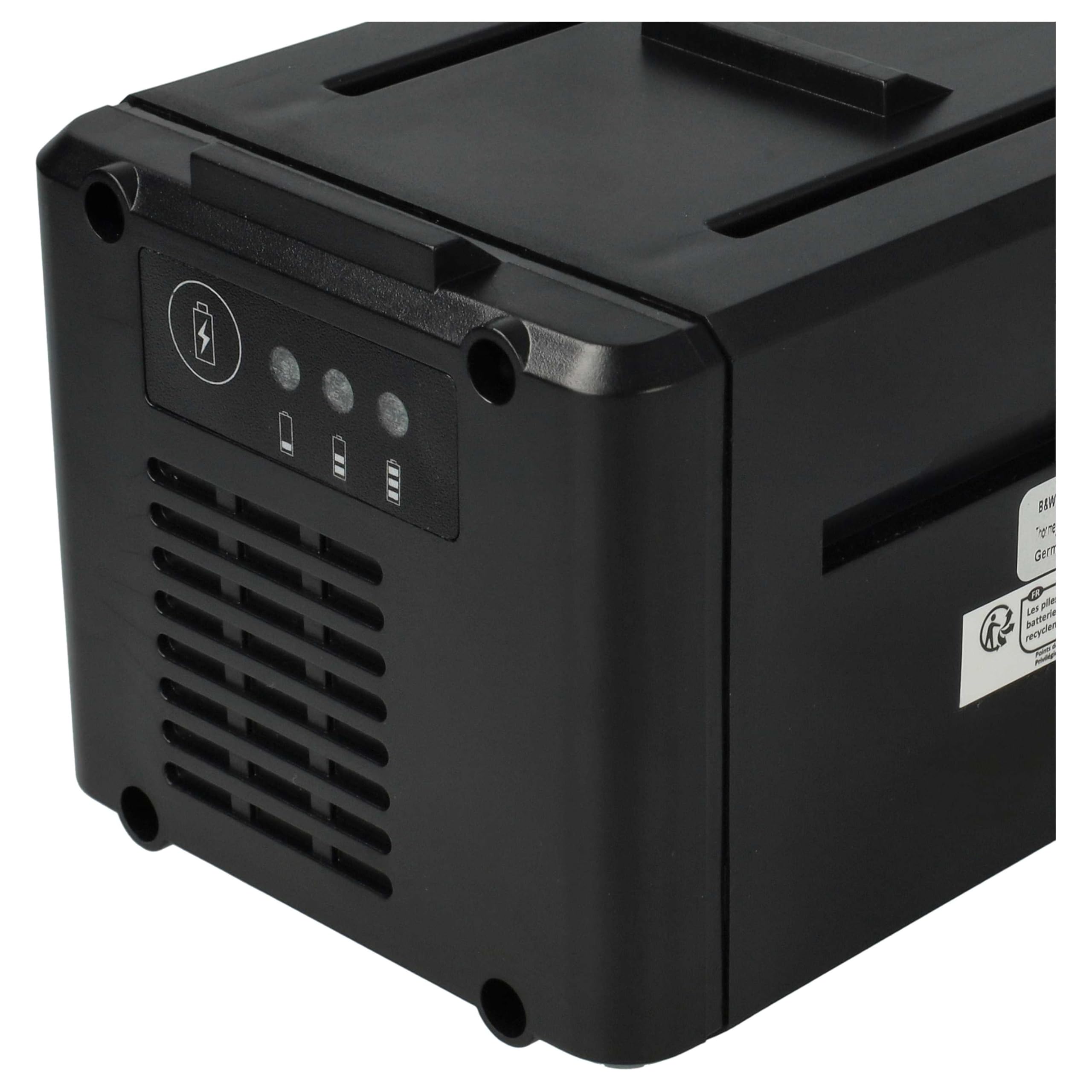 vhbw batteria sostituisce Worx WA3559, WA3555, WA3536, WA3734 per utensile (1500 mAh, Li-Ion, 40 V)