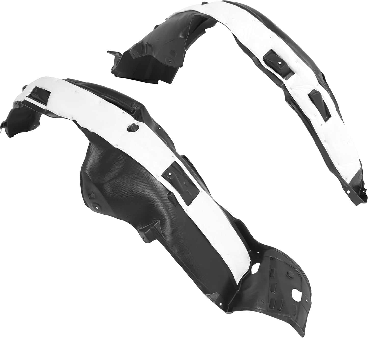 Front Inner Fender Liner Compatible with 2016-2017 Honda Accord Sedan Replacement for HO1248157 HO1249157 74150T2AA01 74100T2AA01 Wheel Liner Splash Shield Splash Guard Driver & Passenger Side