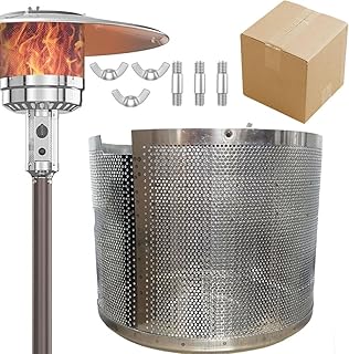 Patio Heater Emitter Screen Main Burner Net Cover Heater Replacement Parts 304 Will Not Rust Steel Double Net 10 3/4" Diameter Applied to Most Gas Patio Heater (Emitter Screen)