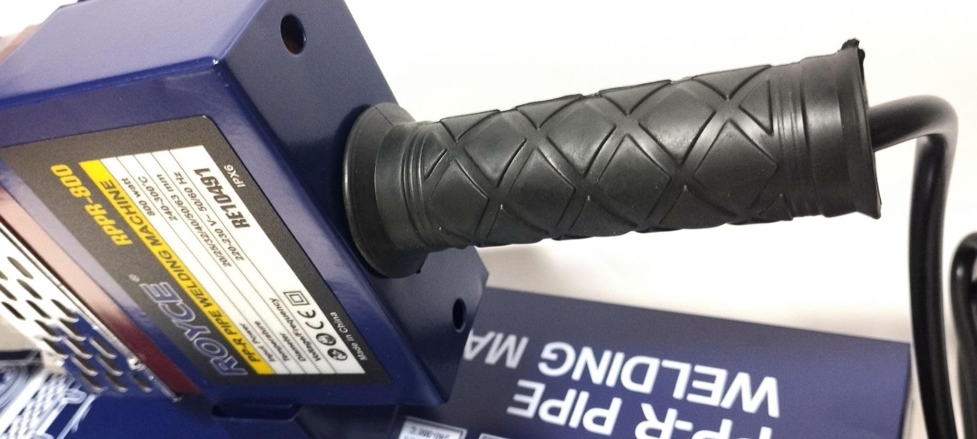 Polifusore Saldatore per Tubi in Polipropilene 800W con 6 Matrici 20-63 mm – Stazione Saldante Professionale per Idraulica – Pressa per Tubi con Valigetta e Supporto – Riscaldamento Rapido