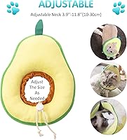 Vista 3 de Frienda 2 piezas de cono ajustable para gato, collar de recuperación de gato, conos de gatito después de cirugía, correa para el cuello de mascota