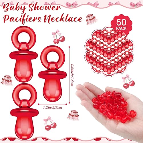 Miniatura 3 de Thyle Juego de 51 piezas de chupete de caza para baby shower, incluye signo de caza y 50 chupetes acrílicos para decoración de juegos de baby