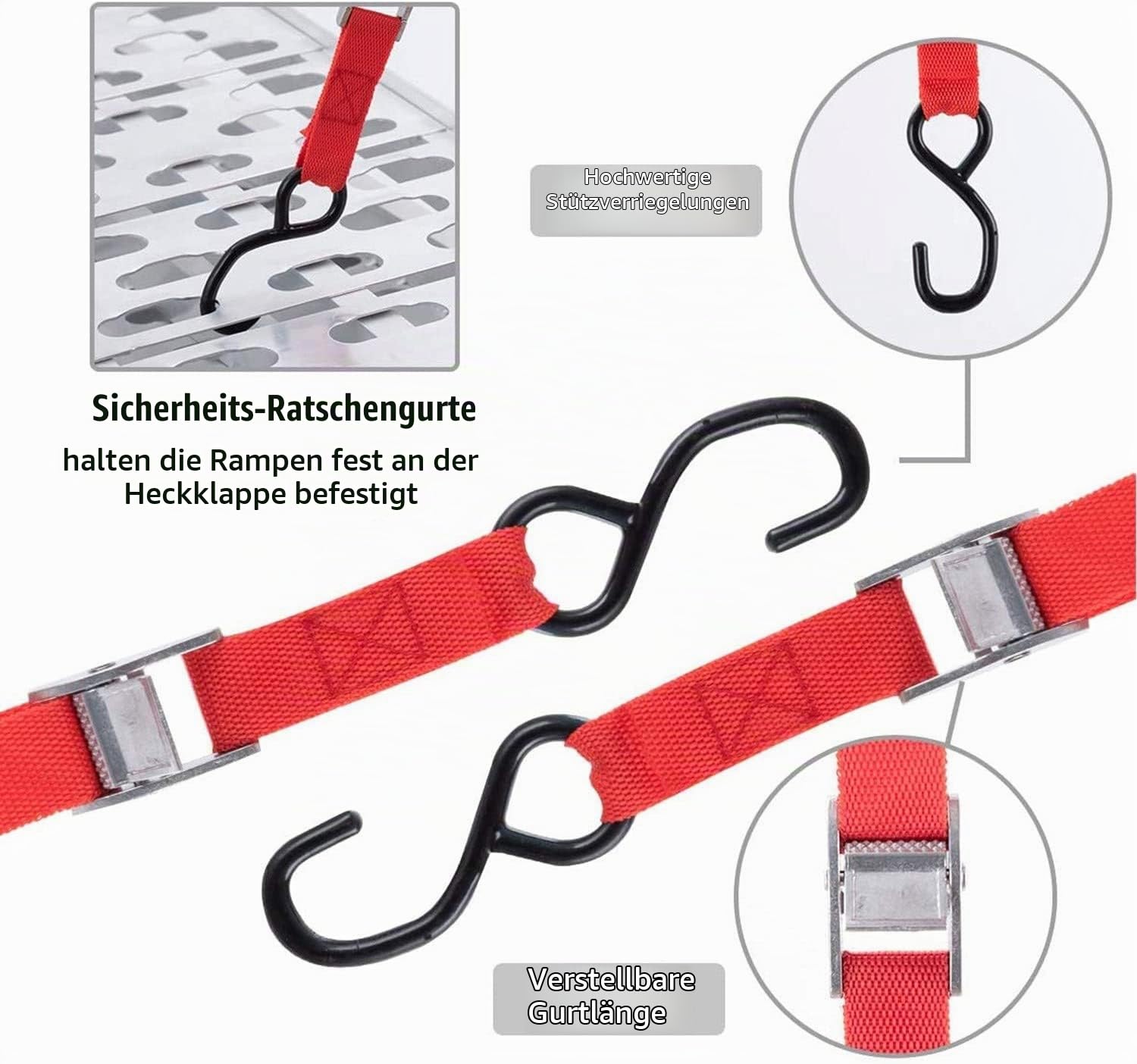 Sonnewelt Auffahrrampe Klappbar x2-340KG pro Rampe für Anhänger, Verladeschiene Antirutsch für Motorrad ATV Quad PKW Auto, Alu Verladerampe, 2 Stück, 226 cm, Faltbar