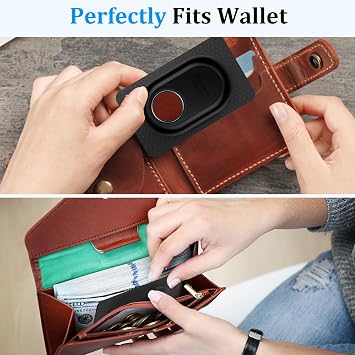 スマートタグ2ウォレットホルダー、Samsung SmartTag2用超薄型カードケース、スマートタグ2カードホルダー、財布、ハンドバッグ、バックパック財布、クラッチバッグ用, ホワイト, 2 Pack, ミニマリスト。