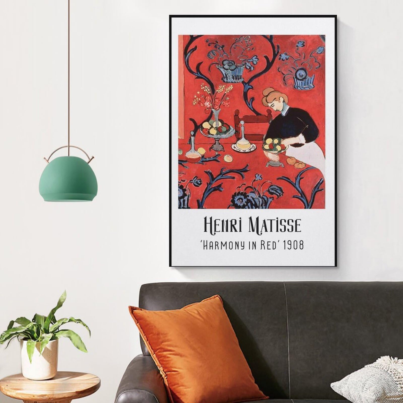 Amazon.co.jp: アンリ・マティス赤い部屋の壁アートマティスポスター
