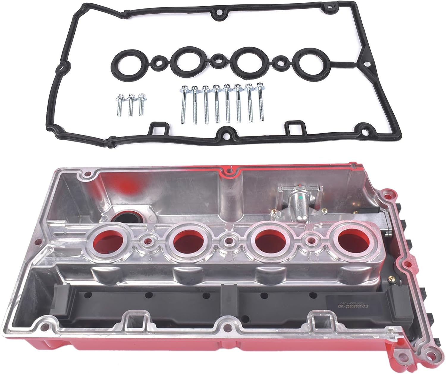Aluminum Red Valve Cover w/Gasket Replacement for Chevy Aveo Aveo5 Cruze Sonic Saturn Astra Pontiac G3 1.6 1.8L 2008-2018 55558673 55564395 96889998