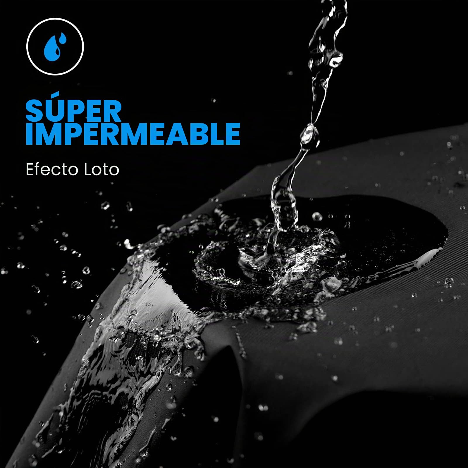 Favoto Funda Universal para Motocicleta para Todas Las Estaciones, Calidad climática, Impermeable, protección Solar al Aire Libre, Duradera, Reflectante, con Agujeros de Bloqueo y Bolsa de