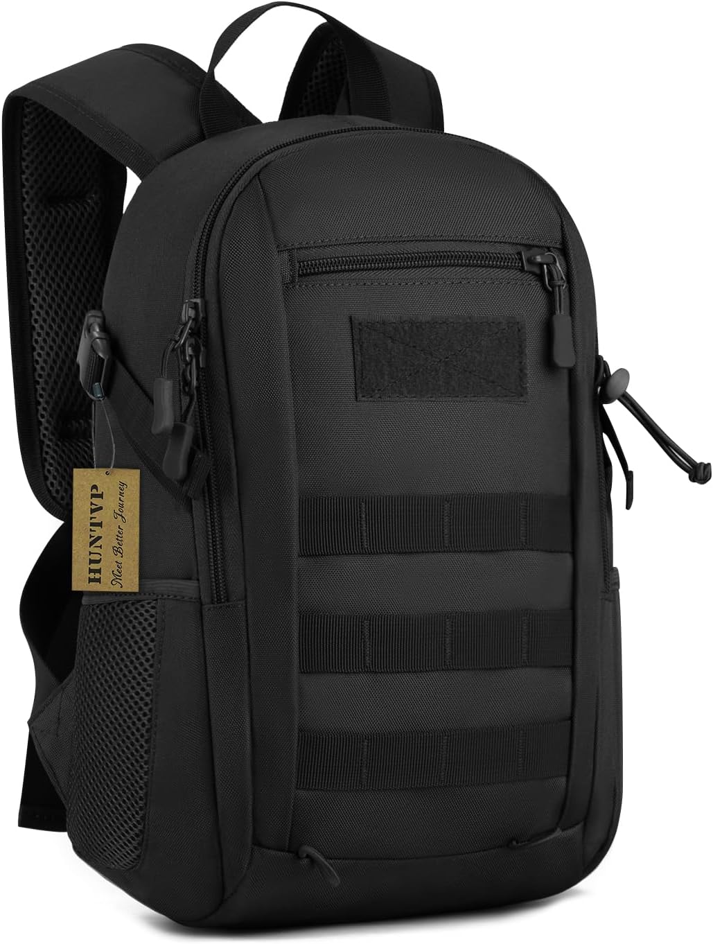 HUNTVP Small Backpack 10L 20L 30L, Tactical Military Molle Backpack Mini Rucksack, School Bag, Daypack Rucksacks for Men Women Boys Girls College, Travelling, Cycling, Hiking, Gym, Running, Outdoors