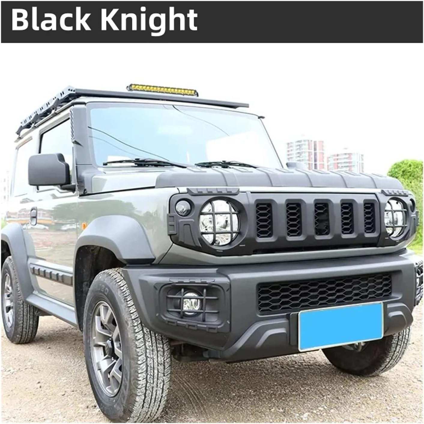 LINGYUE 2PCS Light Guards Lamp Hoods Fit For Suzuki Jimny JB64 Sierra JB74W 2019 2023 Car Front Fog Light Lamp Decoration Cover Stickers