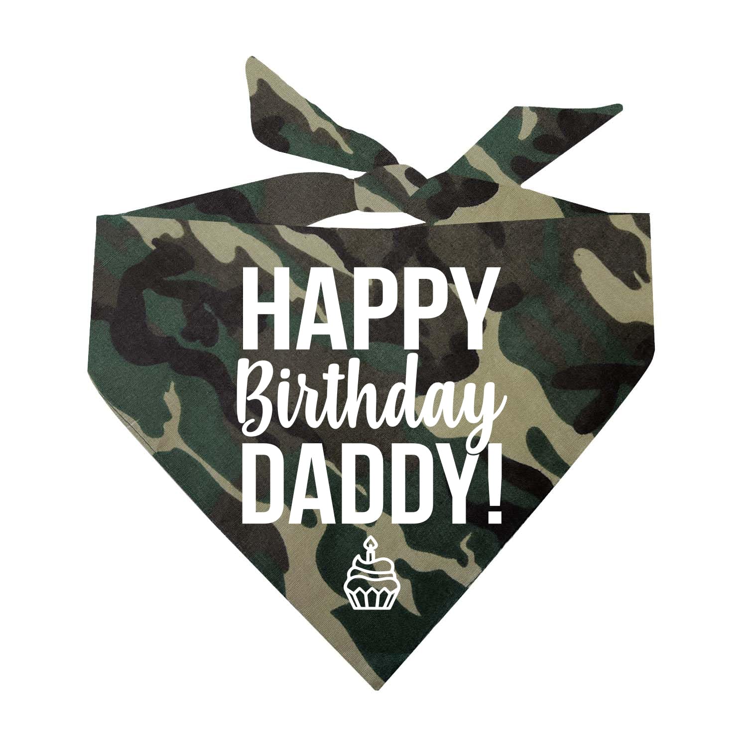 Bandana impresa para perro de feliz cumpleaños (colores surtidos)