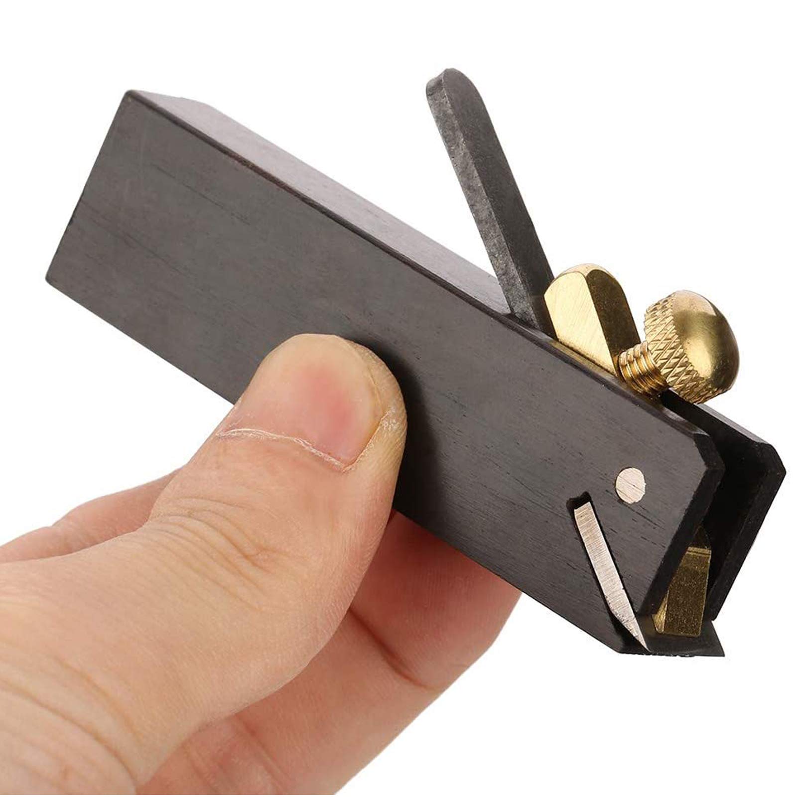 Strumento Manuale per pialla per Legno, pialla Tascabile da 3 Pollici in Legno Ebano pialla a Mano pialla per rifilare Il Legno Gadget Artigianali in Legno Fai da Te con pialla