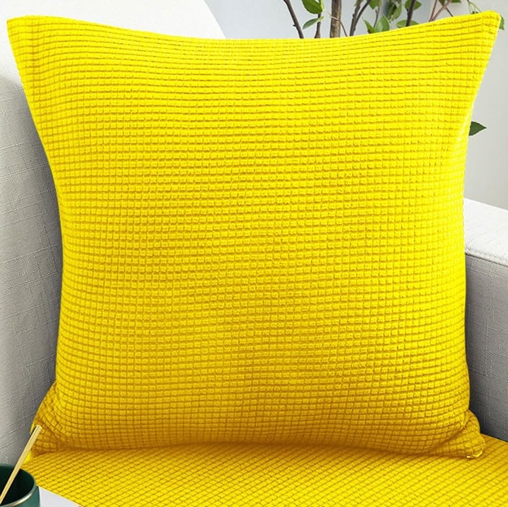 Swj-Swjssb Lemon Super King Size Pillow Cases,Pack Of 2 Square Extra Large Cushion Covers Soft Pillow Cover With Invisible Zipper Decorative Pillowcases For Pillows Sofa Couch(,70X70 Cm Pack Of 2)