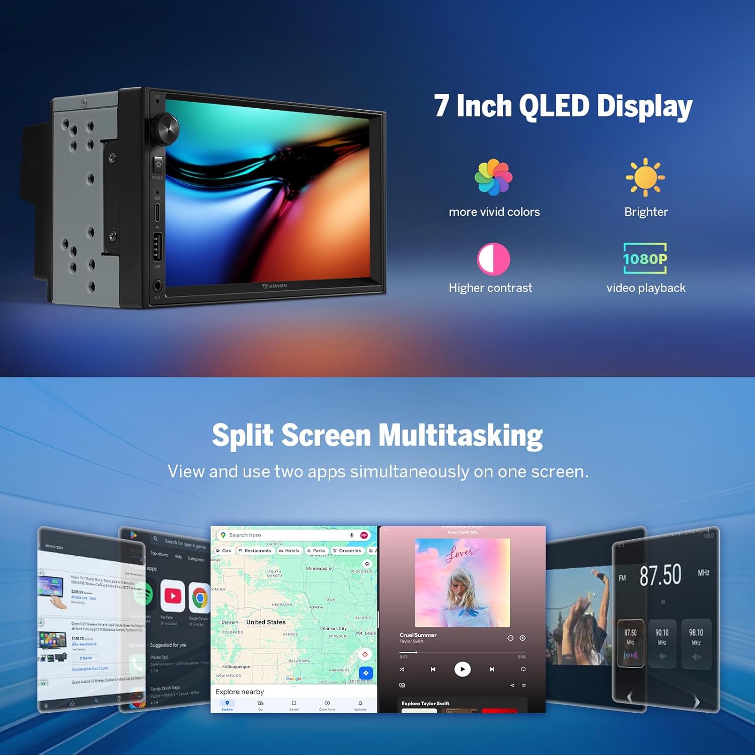 Eonon UX6S steering wheel control learning interface