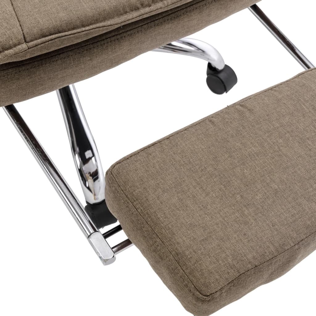 Sedia da ufficio ergonomica con funzione reclinabile e poggiapiedi, sedia da scrivania regolabile in altezza, sedia direzionale in tessuto, sedia girevole con schienale alto, per casa