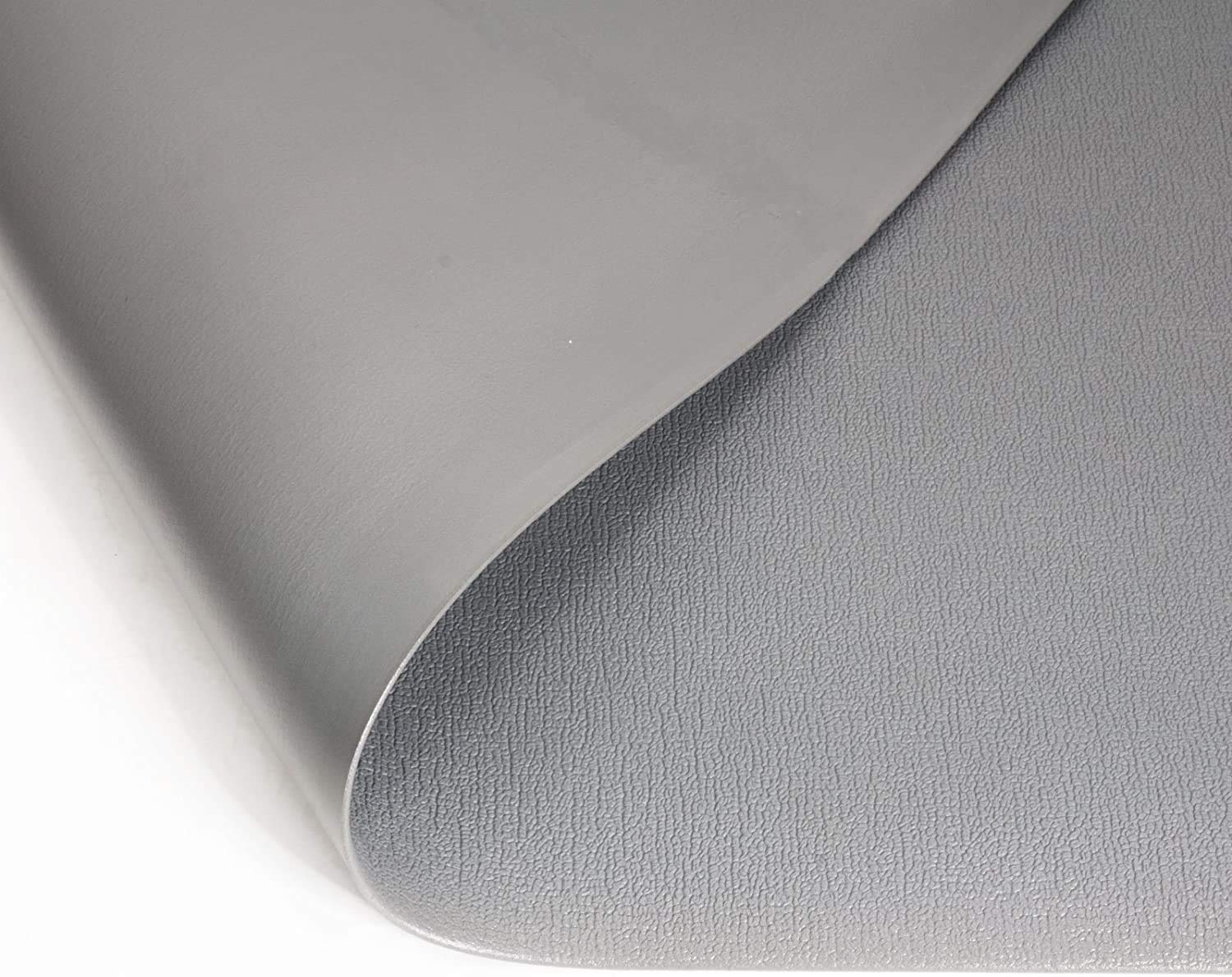 Floordirekt Tapis anti-fatigue Soft Tritt 90 x 250 cm, gris, tapis de travail ergonomique pour plus de confort lorsque vous êtes debout et que vous courez, antidérapant et durable