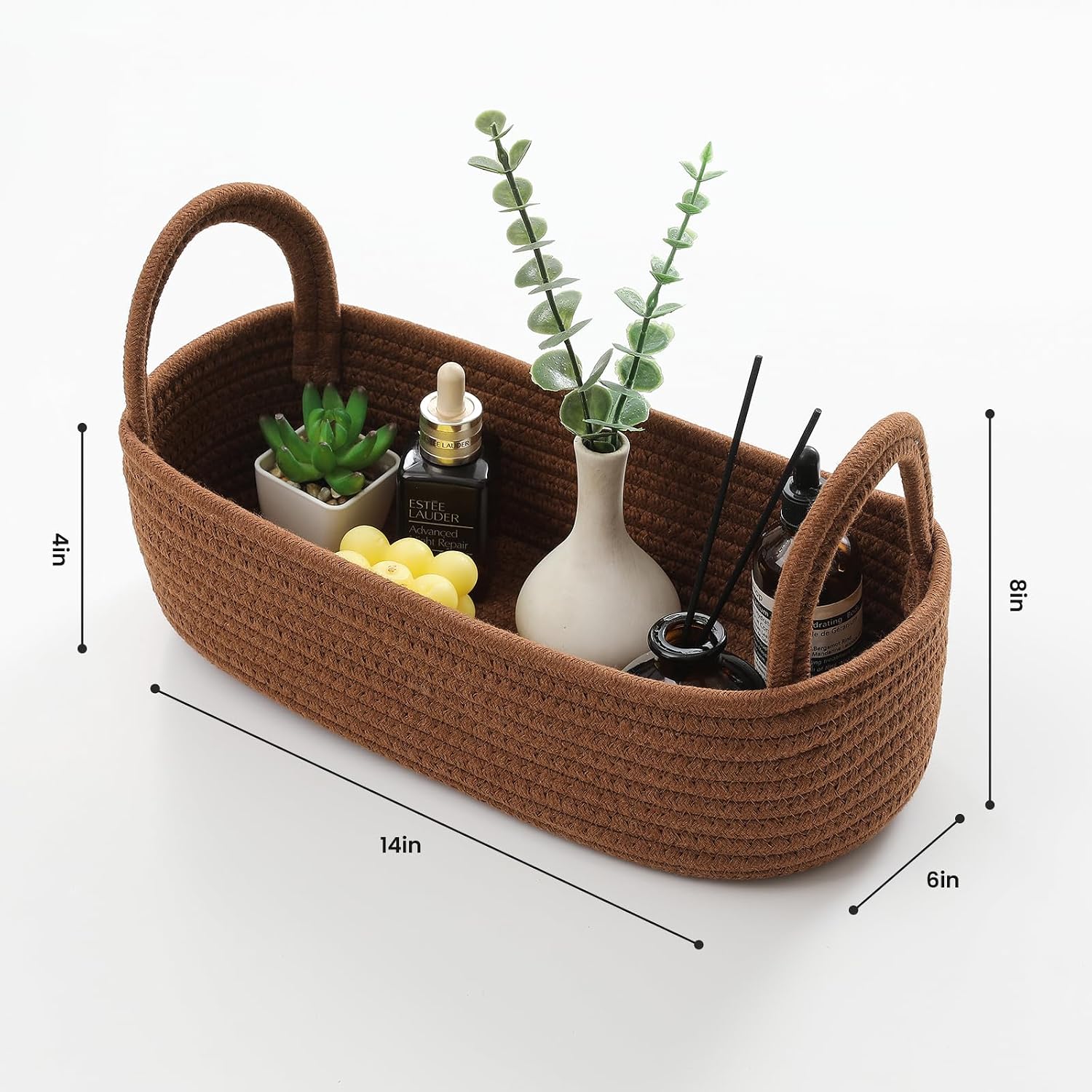 Toilet Paper Basket for Back of Toilet Bathroom