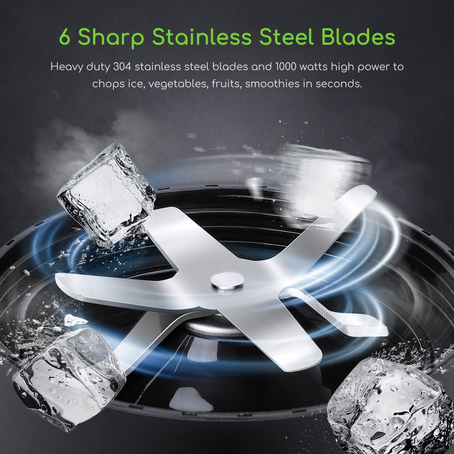 Aigostar Sandwich Maker, Non-Stick Panini Press, 1000W Bullet Blender for Shakes and Smoothies, Personal Blender Breakfast Grilled Cheese Maker, Stainless Steel Tostadora de Pan Smoothie Blender