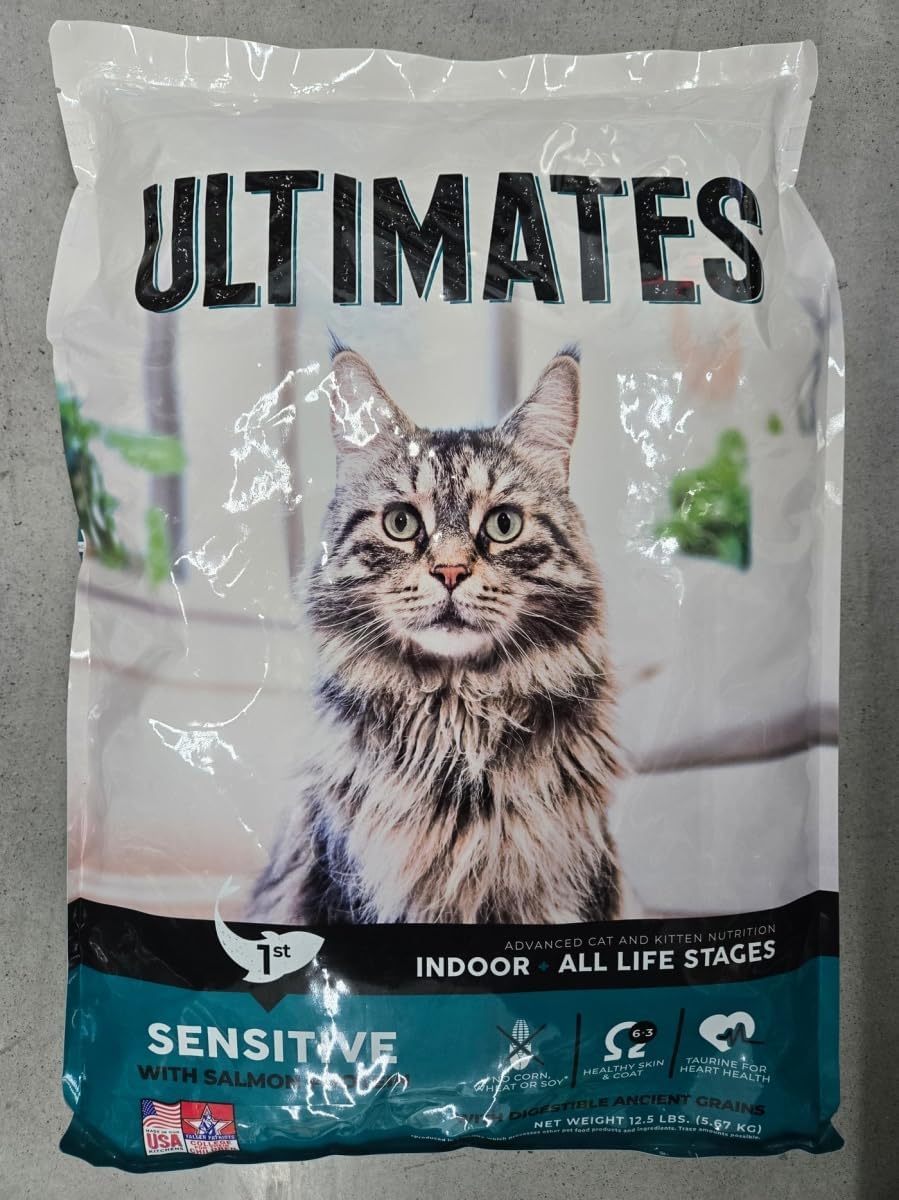 Ultimates 656571 12.5 lbs Sensitive Skin & Stomach Salmon Cat Food