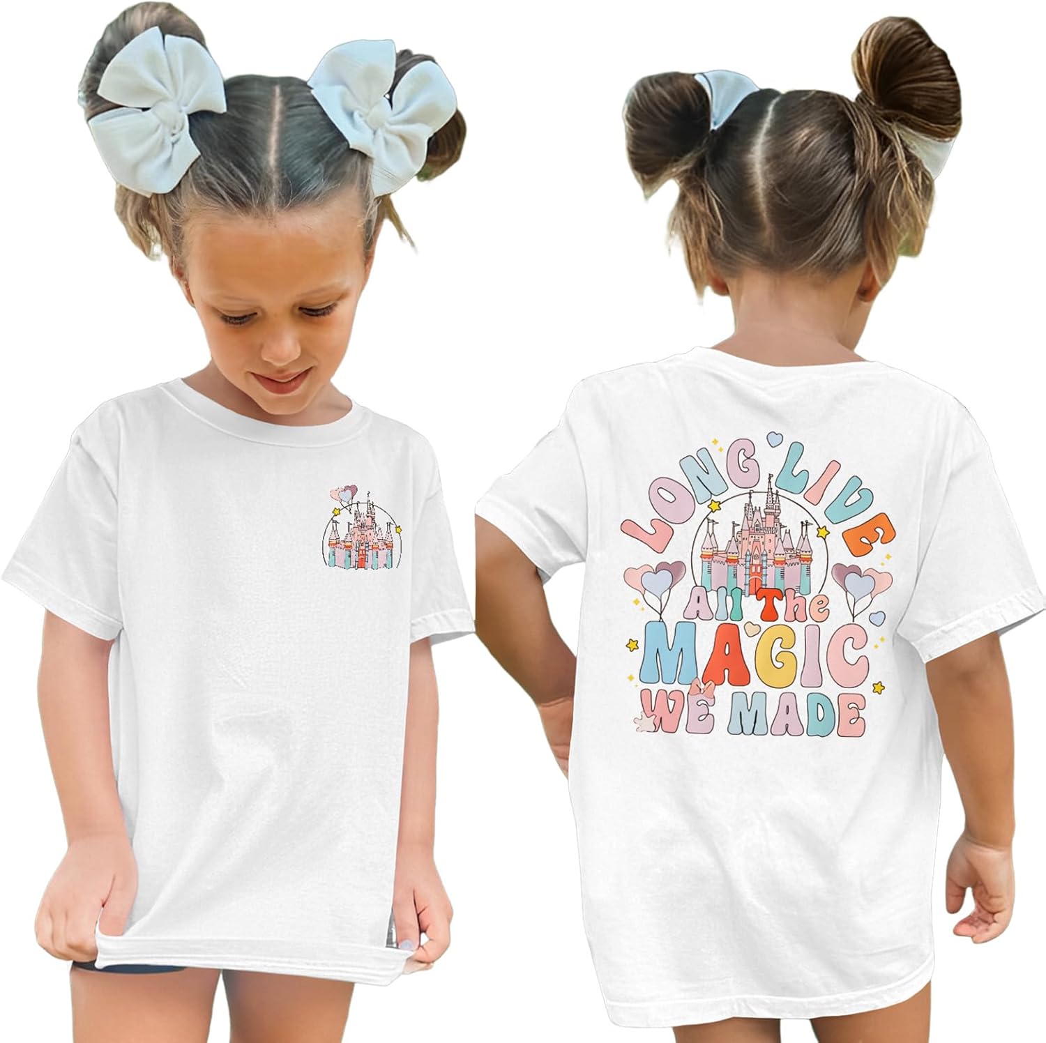 Girl Magical Shirt Magic Kingdom Shirt Long Live All The Magic We Made Tshirt Holiday Castle Family Vacation Outfit