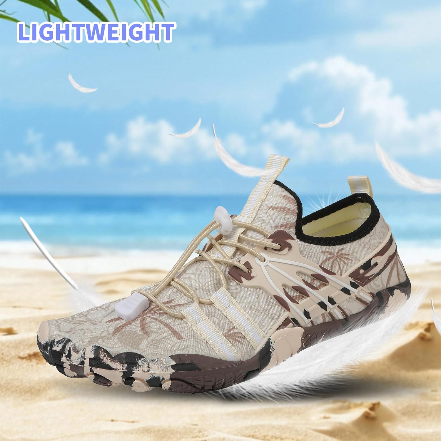 Quick Dry Barefoot Beach & Pool Shoes - Slip-on for Women & Men, Surf, Yoga & Water Sports - Image 5