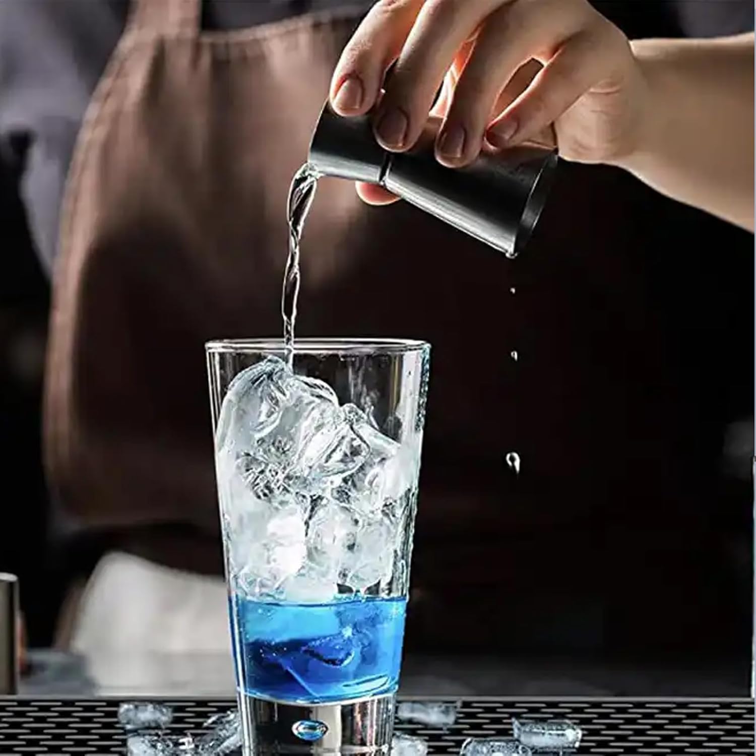 HOZEON 3 Pack 12 x 18 Inches Rubber Bar Service Mat, 1cm Thick Non Slip Rubber Bar Spill Mat, Countertop, Kitchen, Restaurant, Bartender, Hotel, Beverages, Furniture, Black