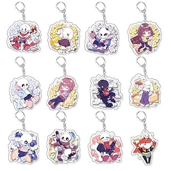 UNDERTALE IDカードアクリルキーホルダー アンダーテール 5個セット アンダーテール Undertale アクリル キーホルダー 5個 セット