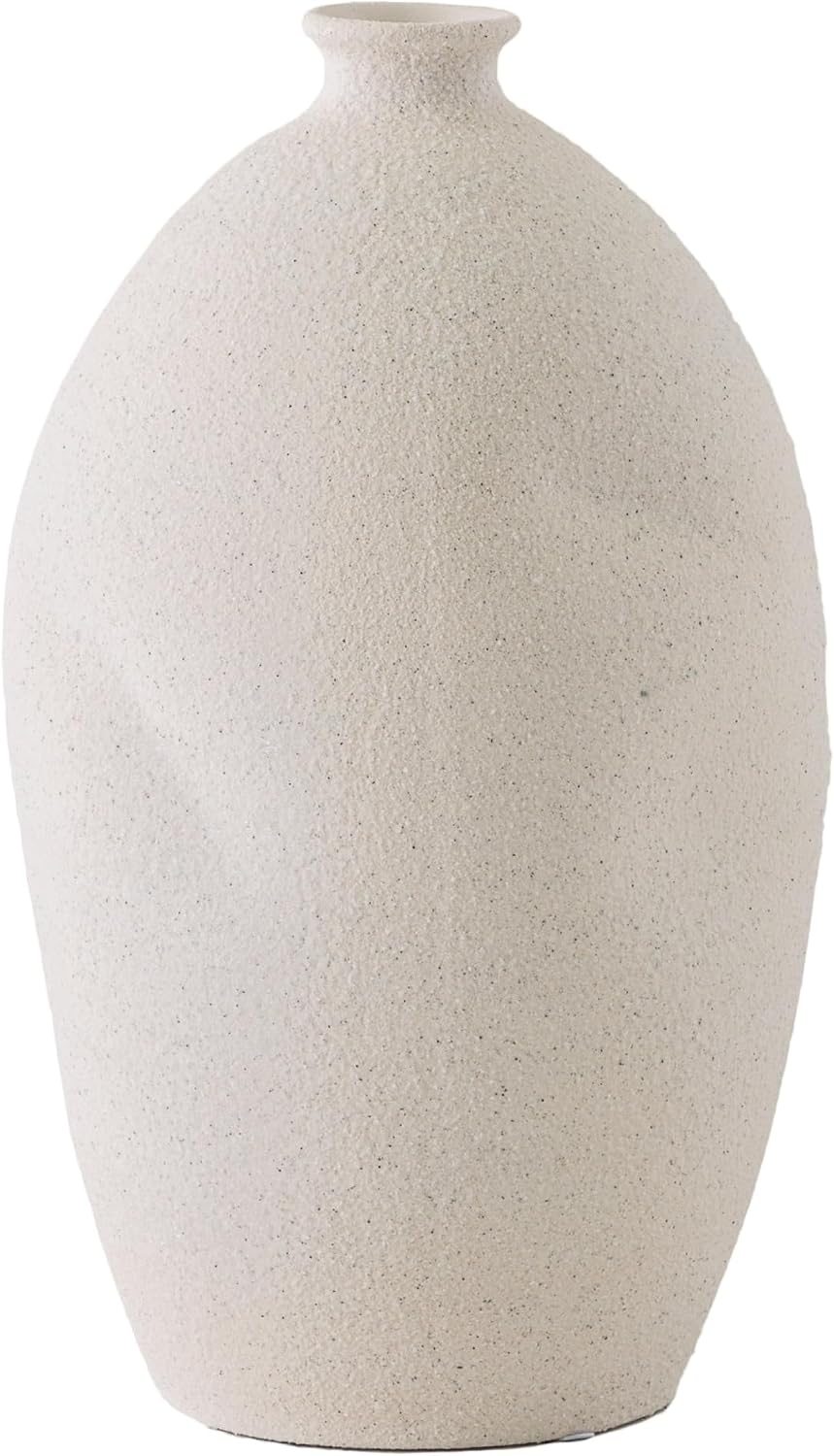 Patina Vase TACP896 Ceramic Flower Base Object, Height 16.5 inches (42 cm), Large Vase