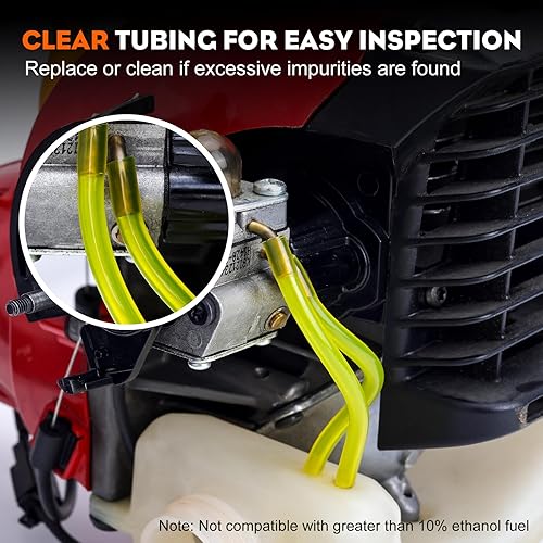 Miniatura 4 de HIPA manguera para combustible de 10 pies para motores comunes de 2 ciclos