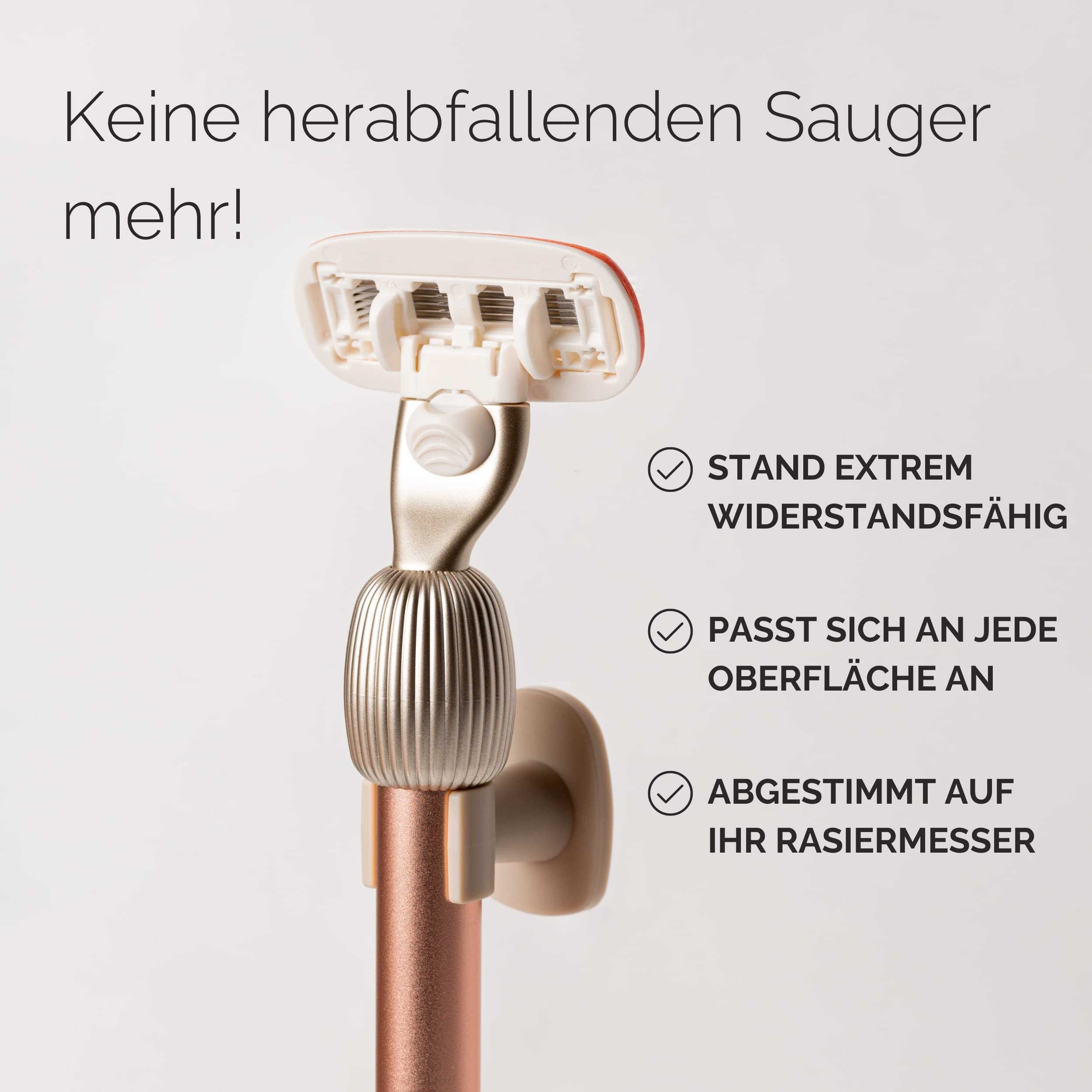 Fler The Razor Shave Set Damenrasierer mit Austauschbaren Rasierköpfen, Halterung, 6 Ersatzklingen, Schutzhülle, Aloe Vera, Vitamin E (Pink)