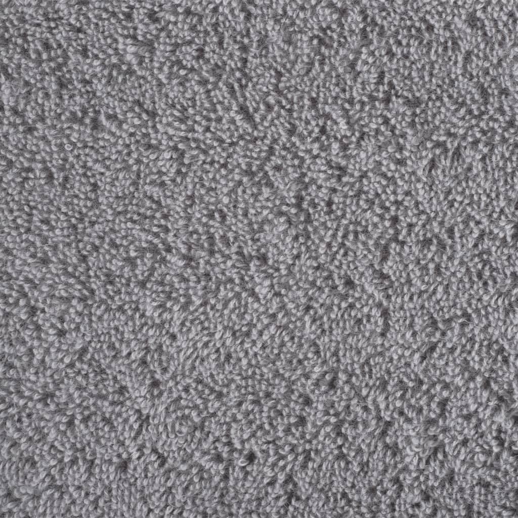 Toallas premium SOLUND 4 piezas gris 50 x 100 cm 600 g/m² toallas juego de toallas de baño familiar, accesorios de baño altamente absorbentes de agua