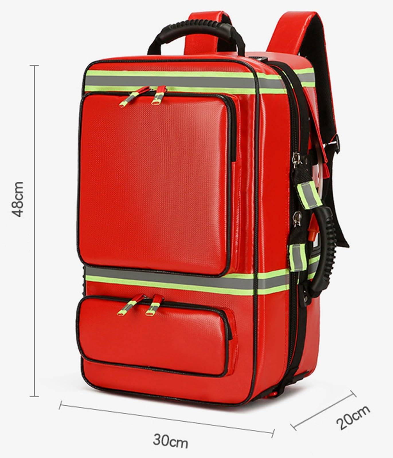 Mochila Emergencias Sanitarias con Carrello Ruote Rimovibile para EMT, Paramédicos,Enfermeras,Médicos Tácticos,Cuidado Hogar,Maletín Emergencias De Soporte Vital Viaje Acampada A,No Tie Rod