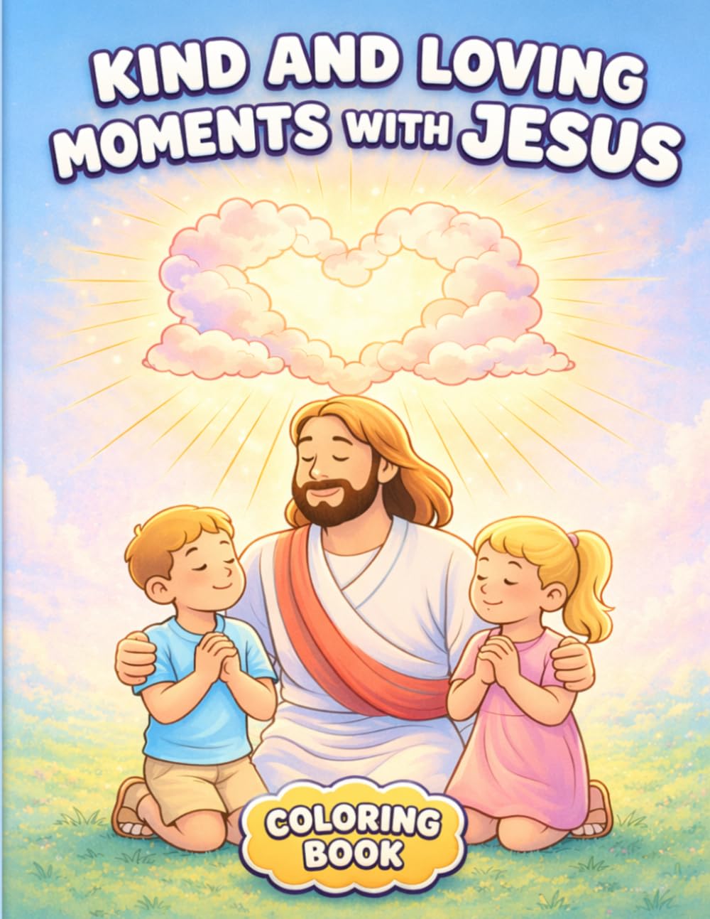 Kind and Loving Moments with Jesus - Coloring Book for Kids: Christian Coloring Book for Kids | Bible Activity Book | Easy Faith-Based Coloring Pages ... Fun (Screen-Free Fun Coloring Books)