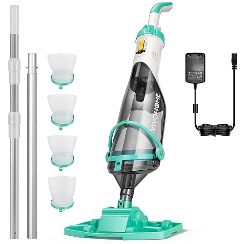 VIVOHOME Aspirateur Piscine sans Fil avec Perche Télescopique 278cm |